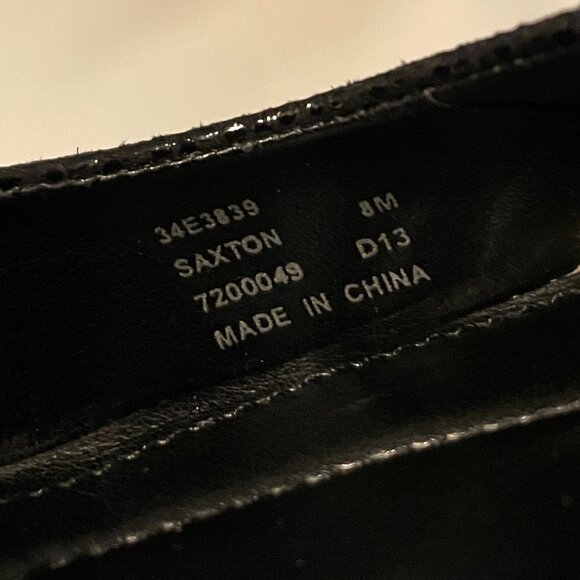 Calvin Klein Black Embossed Saxton Wedge size 8 - Picture 5 of 7